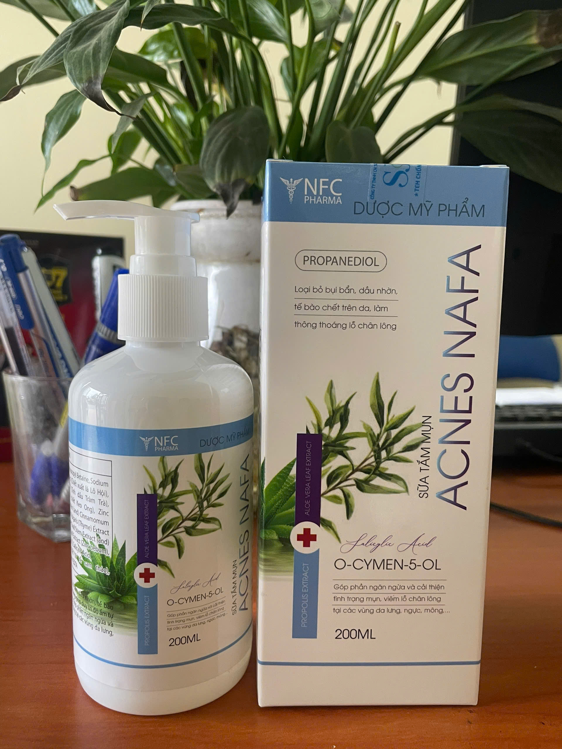 gen-h-sữa tắm acnes nafa